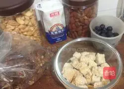 Nut yogurt toast breakfast recipe 1