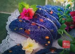 Purple Butterfly Starry Sky Bread Recipe Illustration 14