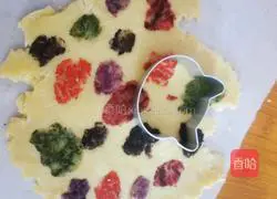 Illustration of how to make little cat cartoon cookies 12