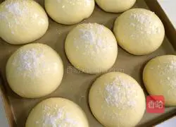 Illustration of how to make super soft coconut buns 12