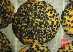 Illustration of how to make black sesame cookies 6