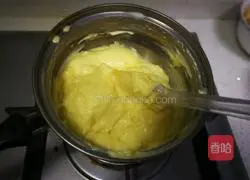 Illustration of how to make Custard Honey Bean Soft European Rice 6