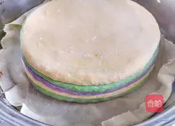 Illustration of how to make colorful hair cakes 9