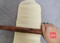 Illustration of how to make bean paste marble toast 15