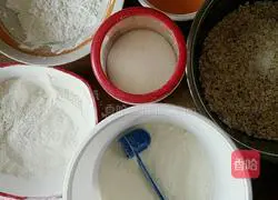 Illustration of how to make oatmeal cookies 1