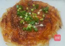 Illustration of how to make crispy sauce pancake 20