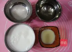 Illustration of how to make colorful snowskin mooncakes 1