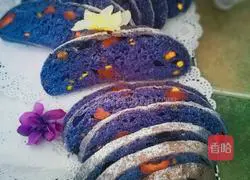 Purple Butterfly Starry Sky Bread Recipe Illustration 13