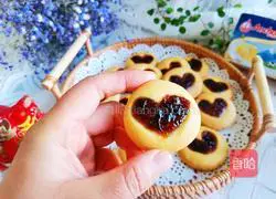 How to make blueberry jam love biscuits Illustration 10