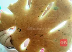 Illustration of making whole wheat onion and sesame buns 14