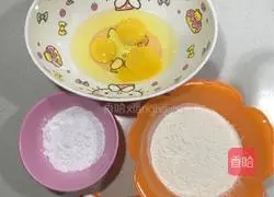 Illustration of how to make egg biscuits 1