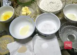 Illustration of how to make milk-flavored toast 1