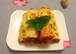 Pork floss Illustration of making toast rolls 12