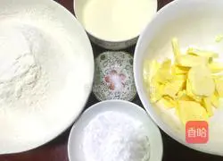 Illustration of how to make cookies with clear texture 1
