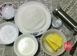 Illustration of how to make colorful cookies 1