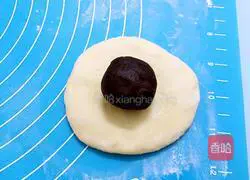 Illustration of making bean paste fancy bread 11