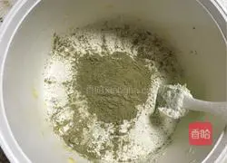 Illustration of how to make Matcha Cranberry Cookies 5