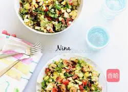 Toasted Chicken Breasts with Cherry Tomato Salad Recipe Illustration 7