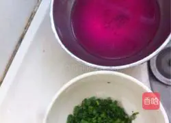 Dragon fruit and chive Illustration of how to make salty crackers 1