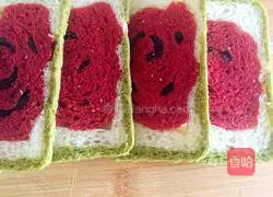 Watermelon toast (hand-kneaded version) illustration 21