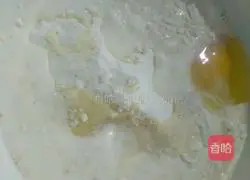 Milk flower Illustration of making small bread 2