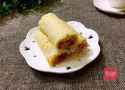 Cheese Bacon Toast Roll Recipe Illustration 14