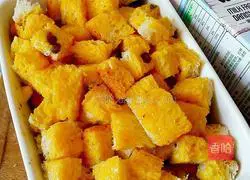 Illustration of how to make toast, custard and baked pudding 5