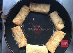 Illustration of how to make ham toast burrito 11