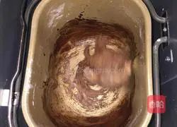 Cocoa two-color toast recipe 5