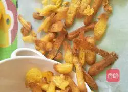 Illustration of how to make yam finger biscuits (complementary food for 9-month-old babies) 9