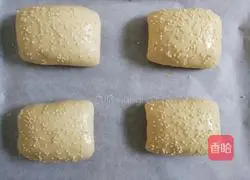 Illustration of how to make meat floss and ham bread 12