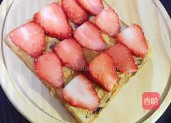 Peanut butter and strawberry toast recipe 2