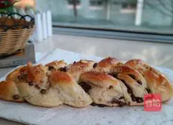 Direct Method Super Soft Honey Bean Braided Bread Recipe Illustration 13