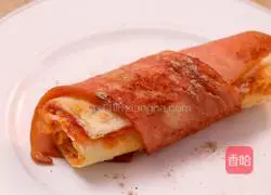 Illustration of how to make bacon toast and egg rolls 5