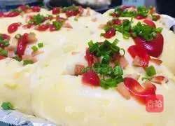 Illustration of how to make crispy sausage cheese bread 12