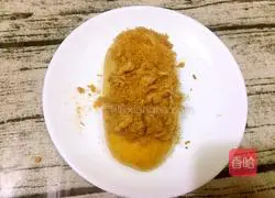 Illustration of how to make meat floss bread 20