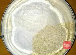 Illustration of how to make oatmeal coconut biscuits 2