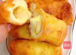 Illustration of how to make toast turn into pulpy mochi 6