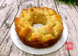 Japanese style Illustration of making condensed milk bread 19