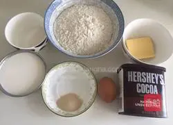 Illustration of how to make two-color toast (one-time water bath fermentation) 1