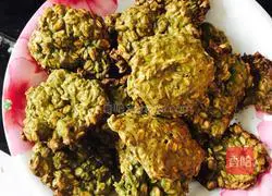 Illustration of how to make green oatmeal biscuits 8