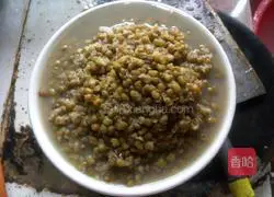 #月cake stuffing#Green bean paste filling recipe illustration 2