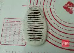 Illustration of how to make bean paste bread 7