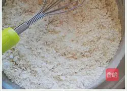 Illustration of how to make oatmeal cookies 1