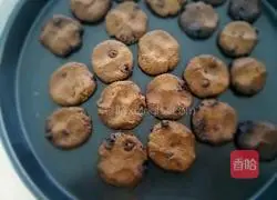 Illustration of how to make cocoa chocolate cookies 12