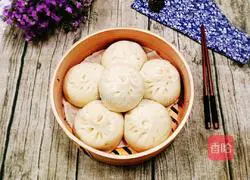 Illustration of how to make cabbage stuffed buns 24