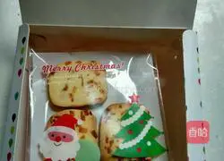 Illustration of how to make dried mango cookies 5