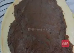 Illustration of how to make two-color toast 6