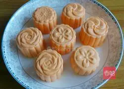 Illustration of how to make steamed moon cakes 15