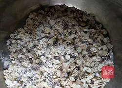 Illustration of how to make oatmeal cookies 1